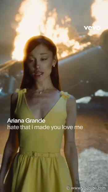 @ArianaGrande - hate that i made you love me #ArianaGrande⁩