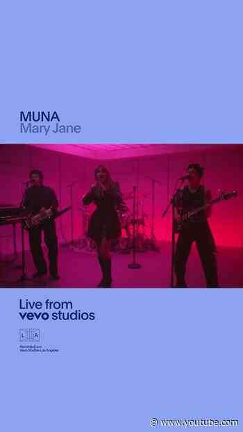 @whereismuna - Mary Jane | Live from Vevo Studios #muna⁩