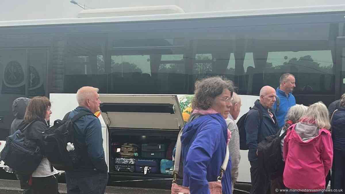 Passengers 'desperate' after being stranded in airport for hours after flight from Manchester diverted