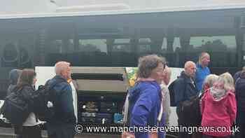 Passengers 'desperate' after being stranded in airport for hours after flight from Manchester diverted