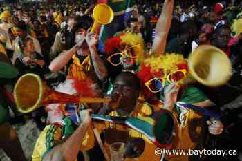 FIFA's World Cup stadium code bans vuvuzelas, says body paint isn't clothing