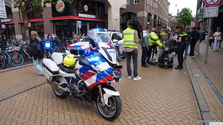 Vluchtende dief in scootmobiel raakt gewond na botsing