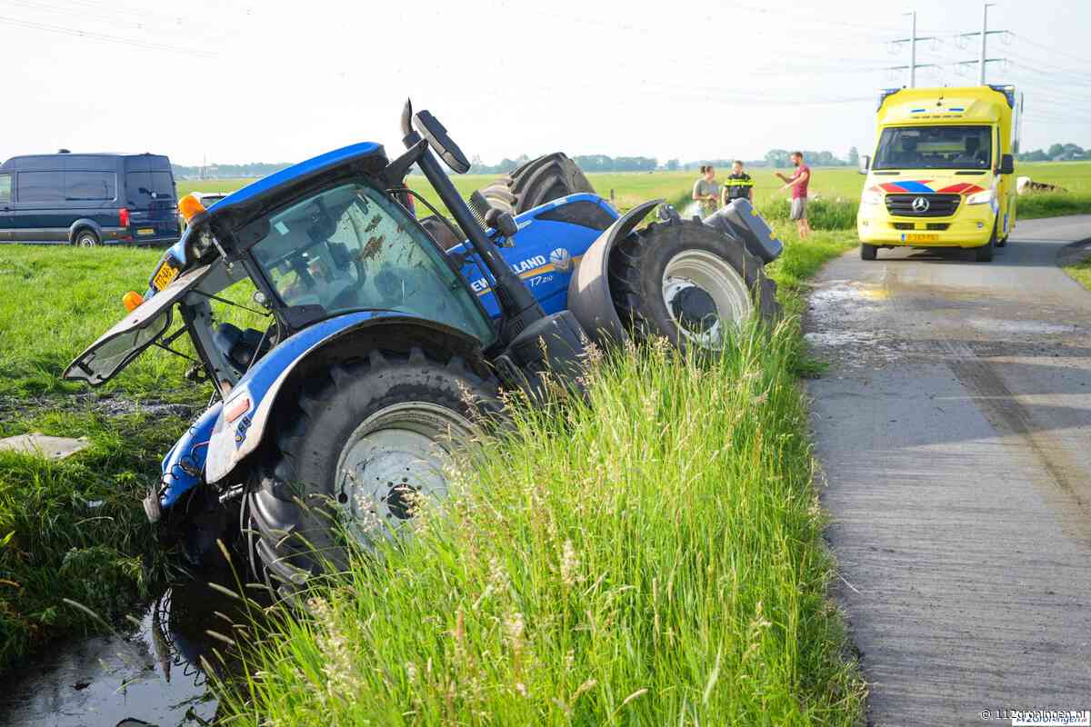 Trekker belandt in sloot bij Den Ham
