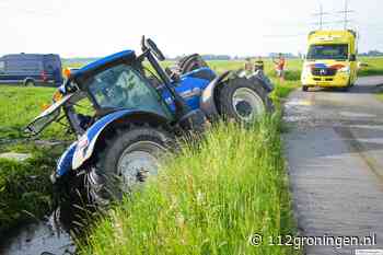 Trekker belandt in sloot bij Den Ham