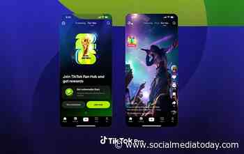TikTok launches separate event-based app