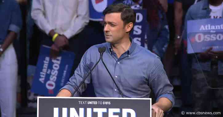 Ossoff rallies Atlanta supporters with sharp attacks on Trump, GOP rivals ahead of Georgia showdown