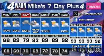 Heavy Rainfall tonight NW Oklahoma and that's great news, Metro will likely have to wait until Saturday for good rains.