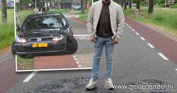 Verkeersdrempel beschadigt auto’s: ‘Als je hem ziet, zit je er al bovenop’