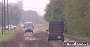 South Edmonton rural road used to bypass QEII a rutted, muddy mess: ‘It’s teeth-chattering’