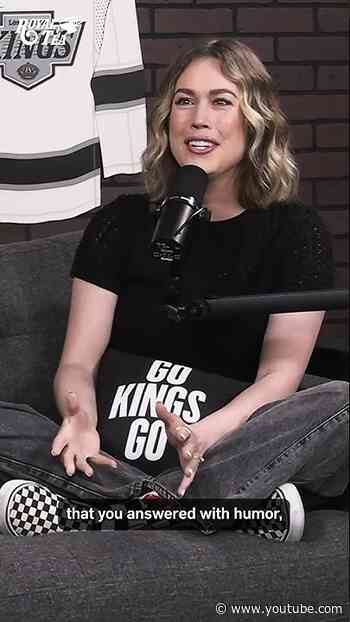 Carrlyn went into the archives for this one 🤣 #lakings #gkg #gokingsgo