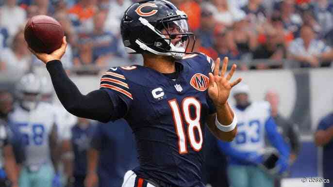 Caleb Williams reacts to his rating in Madden 27