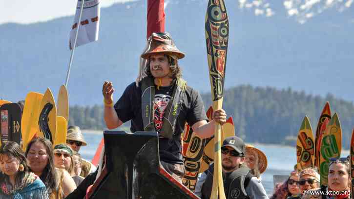 An evolution in traditional canoe carving had its maiden voyage this week
