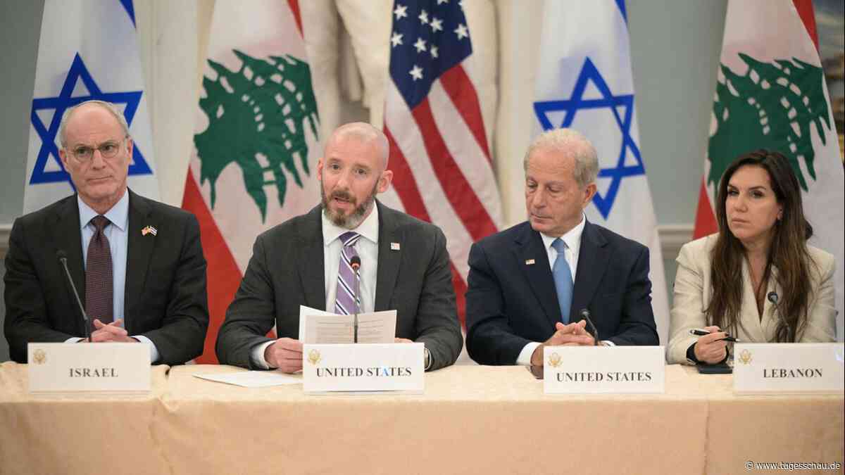 Gespräche in Washington: Israel und Libanon wollen Waffenruhe umsetzen