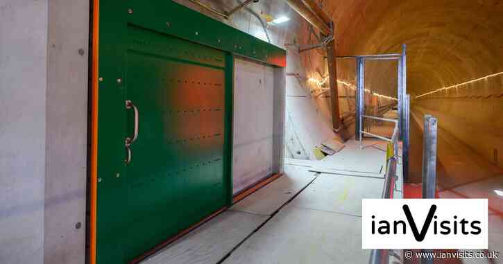 New photos show HS2’s first tunnel safety door being installed