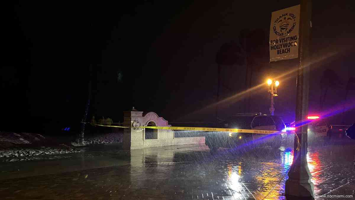 Female body washes ashore on Hollywood Beach, police say
