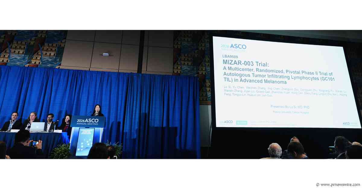 2026 ASCO LBA | Juncell Therapeutics' GC101 TIL Therapy Achieves Primary Endpoint in the Pivotal Phase II Trial for PD-1 Antibody Failed Advanced Melanoma