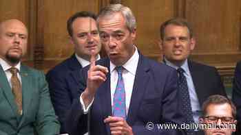 QUENTIN LETTS: Left-wingers regard Reform MPs as bacteria - and went tonto when Mr Farage got up to speak