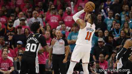 Jalen Brunson comes alive late, Knicks open NBA Finals with gutsy Game 1 win over Spurs