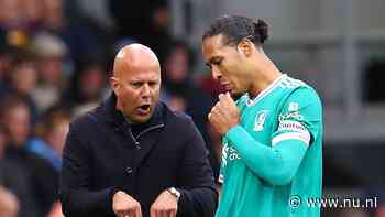 Van Dijk hoorde via media over ontslag Liverpool-coach Slot: 'Was een verrassing'