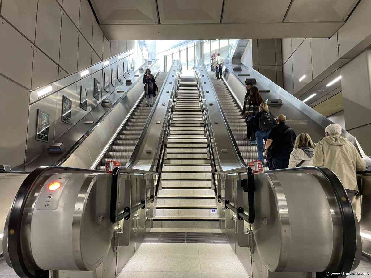 Revealed: Quarter of London Tube escalators are operating past their lifespan