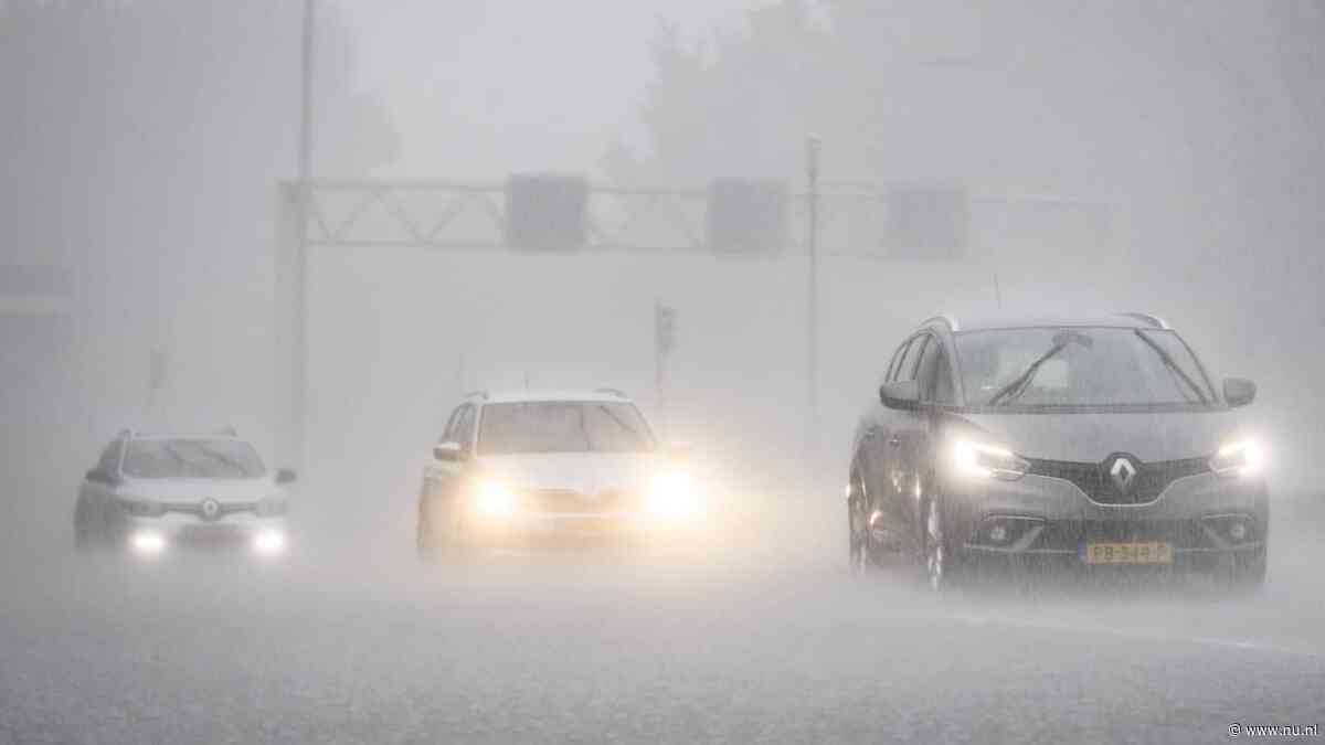 Code geel vanwege onweersbuien vandaag uitgebreid naar het hele land