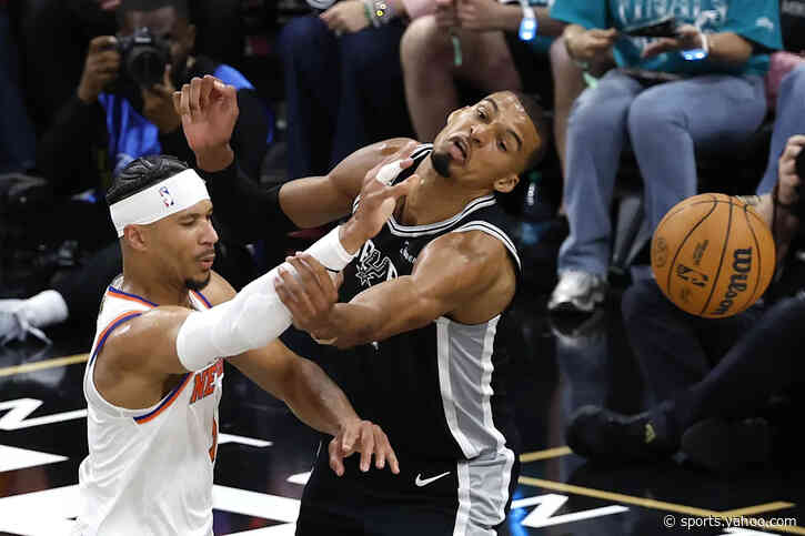 Knicks 105, Spurs 95: Scenes from Josh Hart powering the Game 1 win