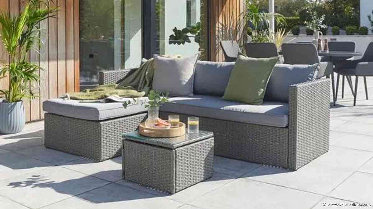 'Really comfy' Dunelm rattan garden furniture set for patios reduced by £98