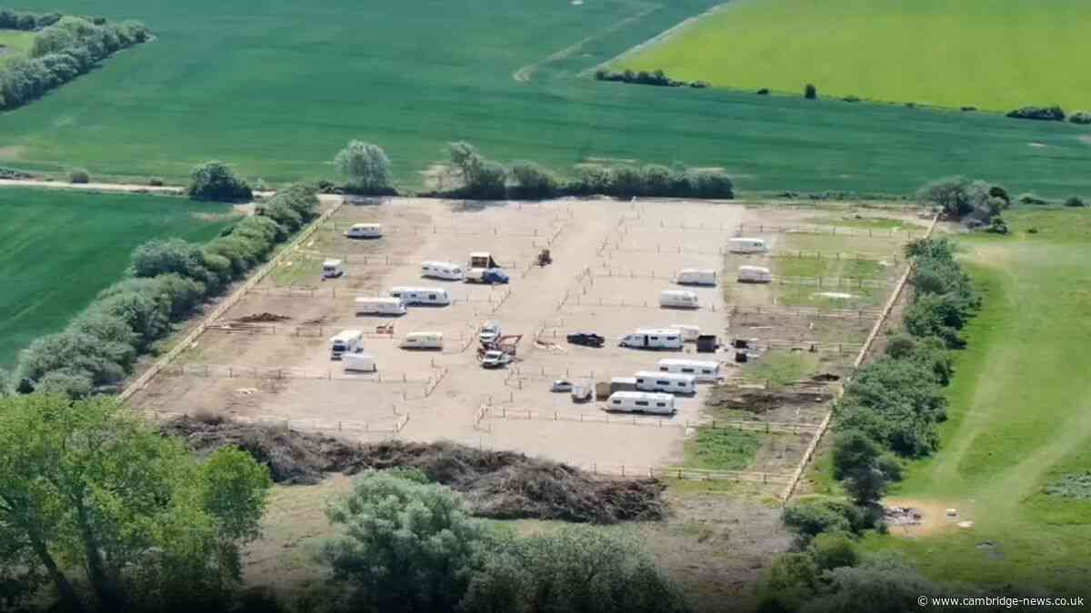 'Unauthorised' caravans must be removed from Histon site after court order