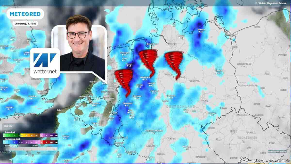 In mehreren Bundesländern drohen heute schwere Gewitter – auch Tornados nicht ausgeschlossen