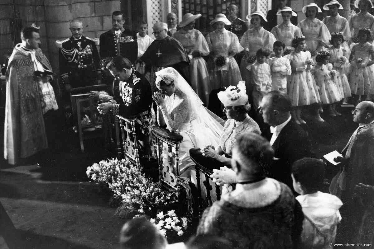 « Mariage du siècle » à Monaco (7/9) : le mariage religieux de Rainier III et Grace Kelly, un bouquet d’images pour l’éternité