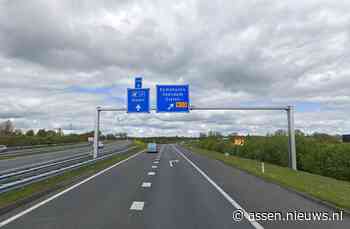 N33 tussen Assen en Siddeburen komend weekend dicht in beide richtingen