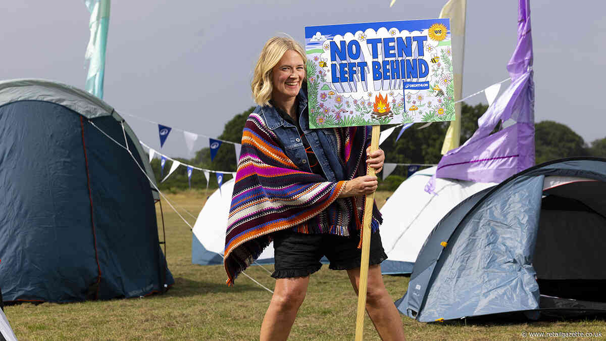 Decathlon offers festivalgoers cash back to stop tents being dumped after events