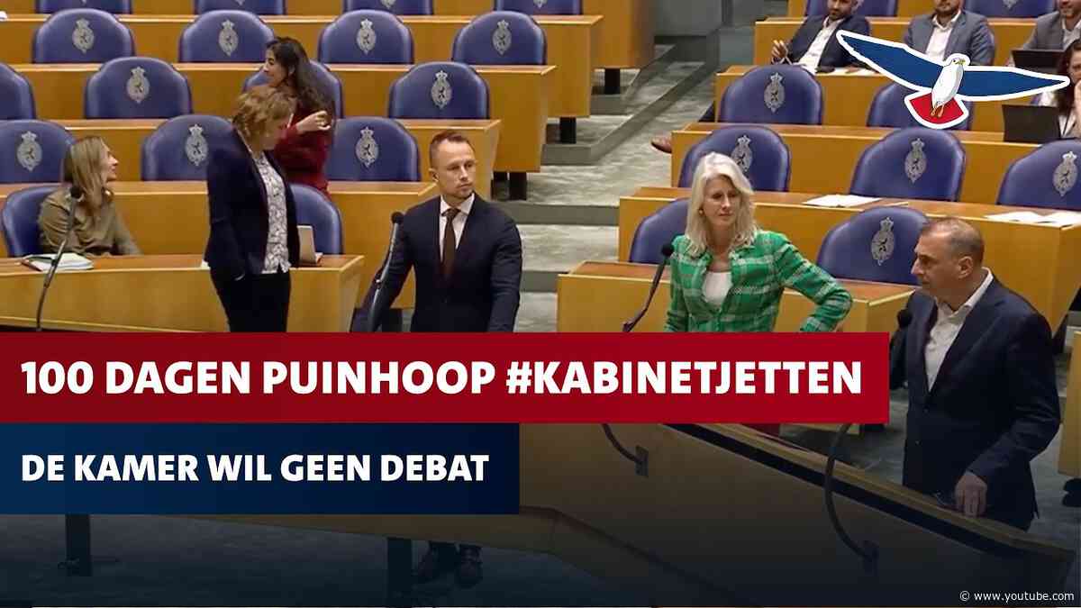 "Vandaag zit het kabinet Jetten er 100 dagen en dat is volgens veel Nederlands 100 dagen te veel."