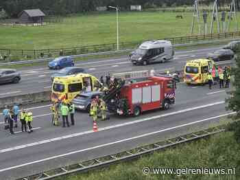 Ernstig ongeval op snelweg, slachtoffer gereanimeerd