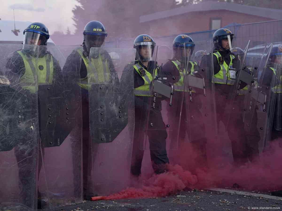 Two men charged over protest riot after Henry Nowak murder