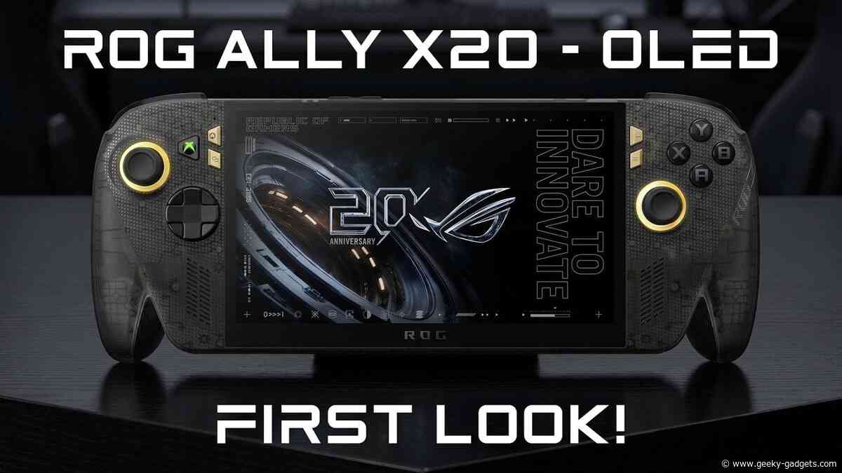 ASUS Finally Fixed the ROG Ally : Hands-on with the X20 OLED