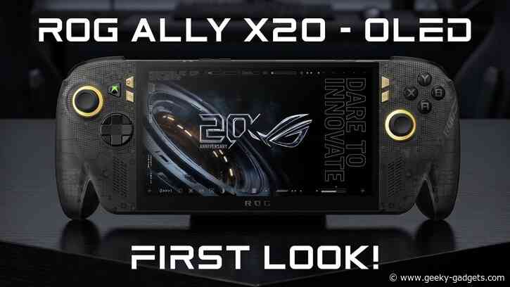 ASUS Finally Fixed the ROG Ally : Hands-on with the X20 OLED