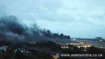 Fire at Tata Steel in Port Talbot still burning as steelworks evacuated - live updates