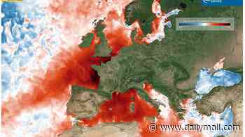 The ominous sign a SUPER El Niño is inching closer: Satellite image reveals how large areas of the Atlantic Ocean are 5°C hotter than usual - suggesting the unusual climate event could be imminent