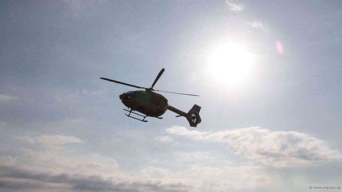 Rettungshubschrauber bringt E-Scooter-Fahrer in Klinik