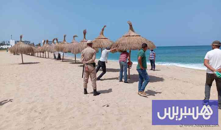 سلطة طنجة تواصل تحرير الشواطئ