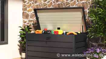 'Sturdy' lockable garden storage box reduced by £31.50 in unbeatable double deal