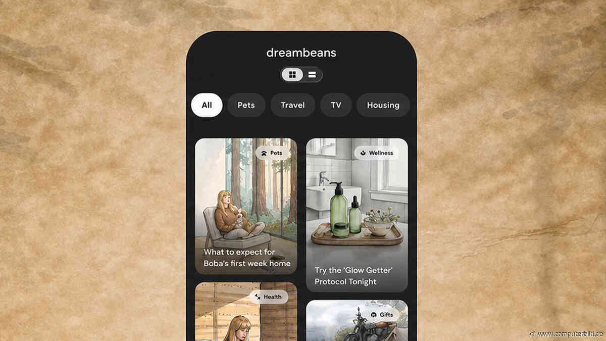 Dreambean: Diese Android-App erinnert User sanft und mit KI an Termine