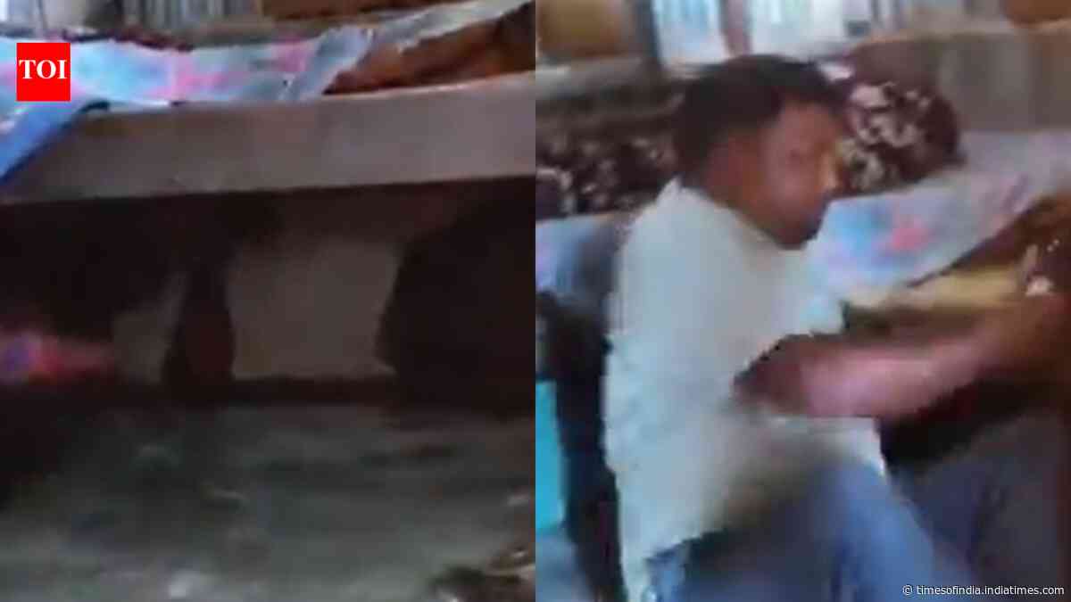 'Cut-money, corruption and panic': BJP's Amit Malviya shares video of TMC leader hiding under bed