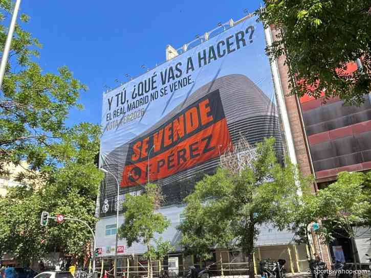 📸 For sale? Riquelme unveils another banner against Florentino Pérez