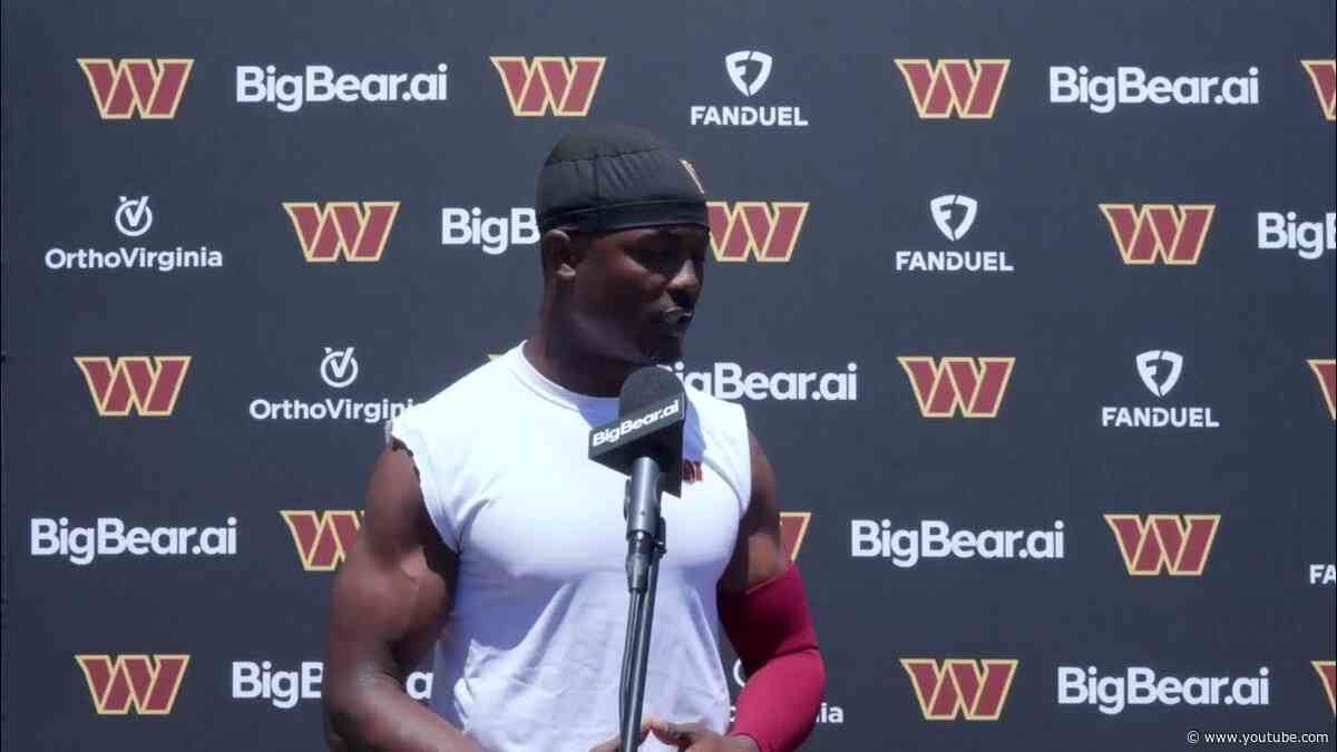 LIVE: WR Terry McLaurin Speaks to the Media After Today's OTA