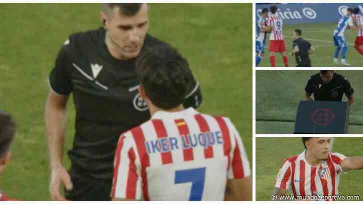Malas noticias para el filial, ya hay sanción para un Íker Luque, que cayó en la trampa de un rival con 'hat-tricks' de expulsiones