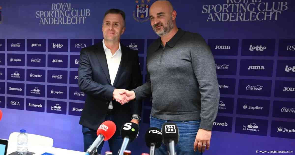 Bornauw brengt update over zoektocht naar nieuwe trainer voor Anderlecht