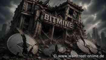 Kursrutsch eskaliert: Bitmine verliert 9 Milliarden durch Ethereum-Crash unter 1.800 US-Dollar