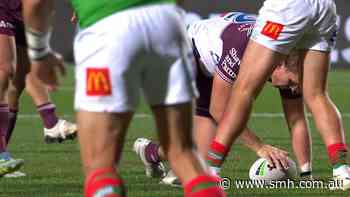 Trbojevic knocks on before Manly try